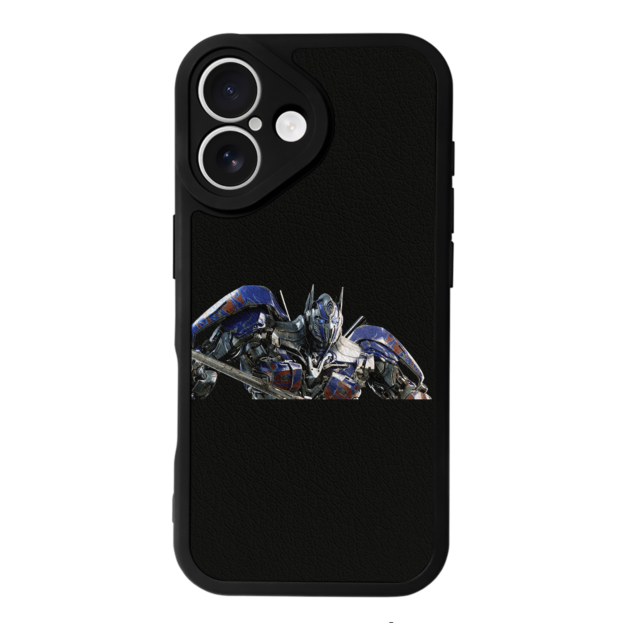 （画像用） Transformers トランスフォーマー 【iPhone 16シリーズ対応】シリコンスマホケース（レザー調） 材質：シリコン